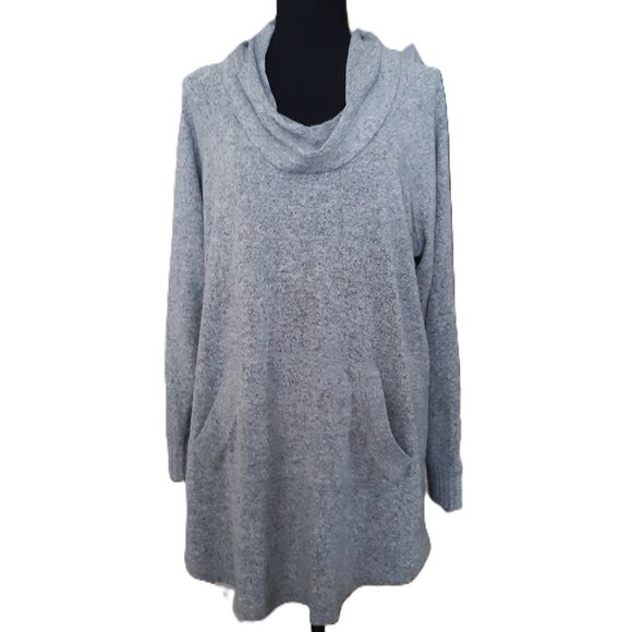 Torrid Super Soft Plush Cowl Neck Tunic Sweater 2X - Picture 2 of 5